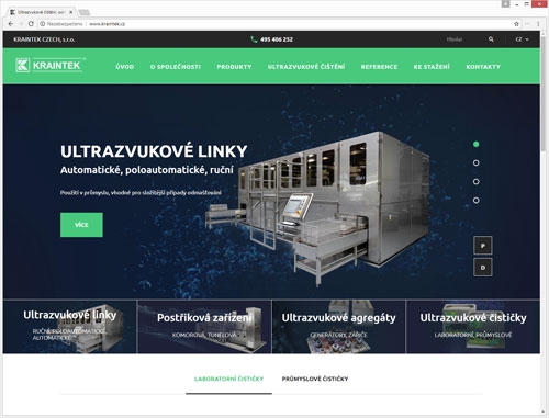 KRAINTEK CZECH, s.r.o. - ultrazvukové čistění a odmašťování