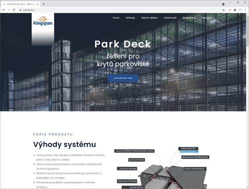 Park Deck - řešení pro krytá parkoviště